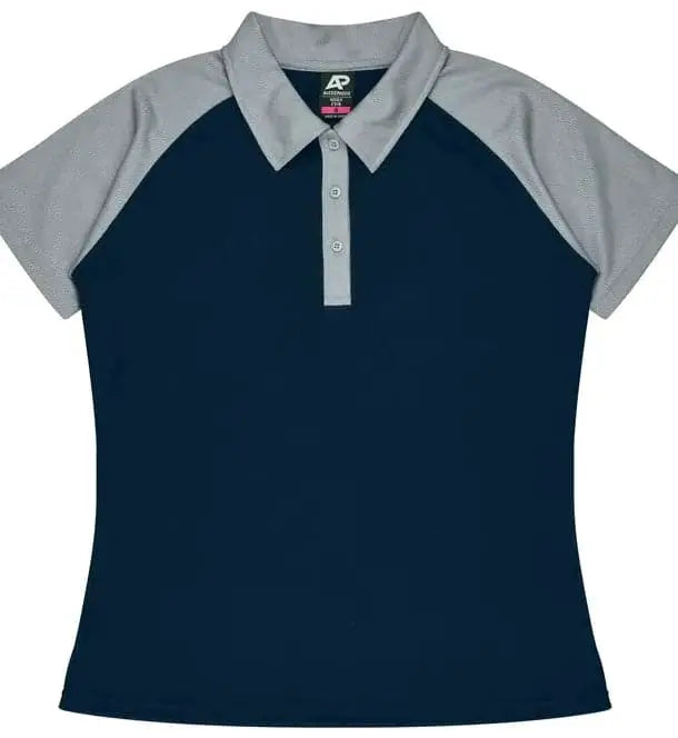 Aussie Pacific Manly Lady Polos 2318 Aussie Pacific NAVY/SILVER 6